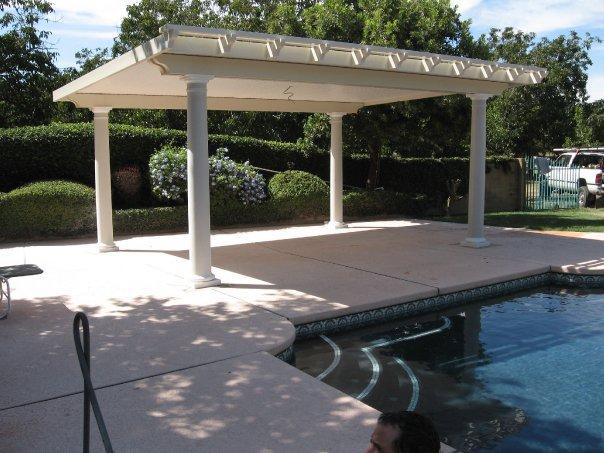 Solid Flat-pan Patio Cover Sacramento