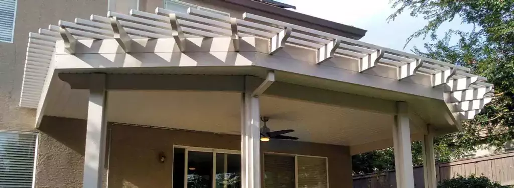 Solid Patio Cover with electrical Sacramento, CA